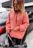 Sweter Matilde Coral Pink