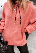 Sweter Matilde Coral Pink
