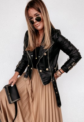 Ronni buttoned ramones jacket black