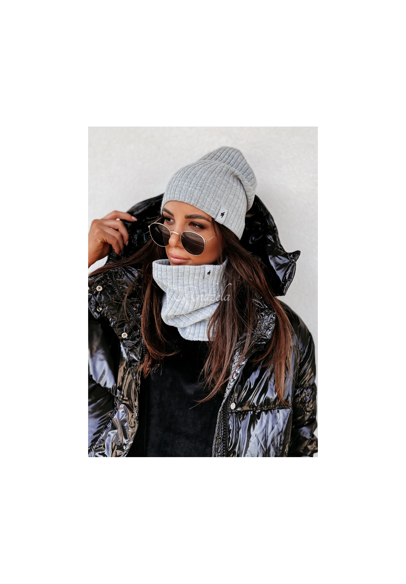 Striped Line dark grey chimney