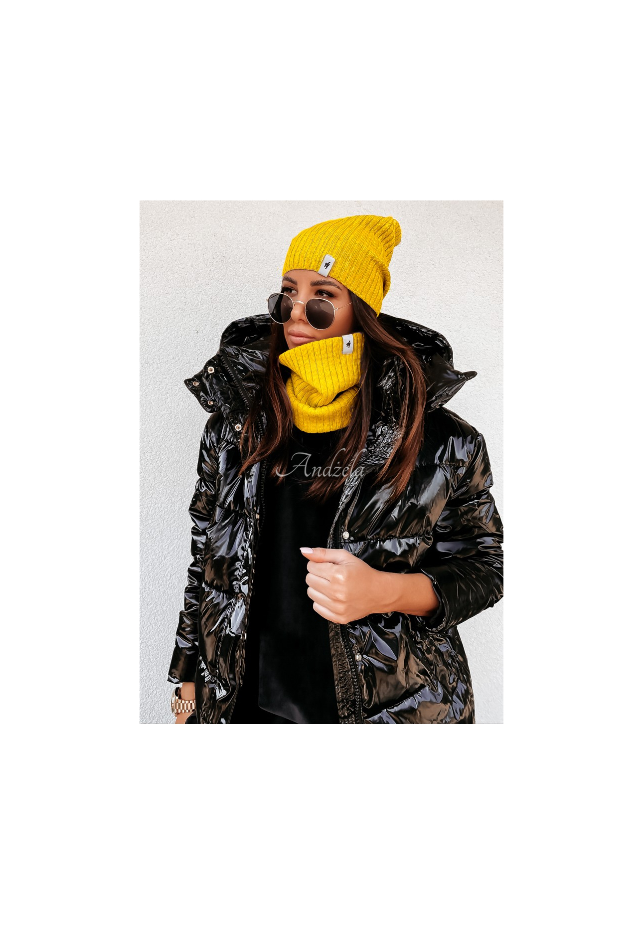 Striped cap Line yellow