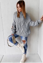 Sweter Cocomore Casual Grey