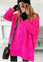 Sweter Batya Neon Róż