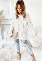 Sweter Cocomore Riani Ecru