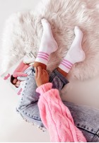 Skarpetki Three Stripes Pink