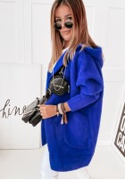 Płaszcz Alpaka Montecarmelo Cobalt