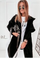 Płaszcz Alpaka Montecarmelo Black