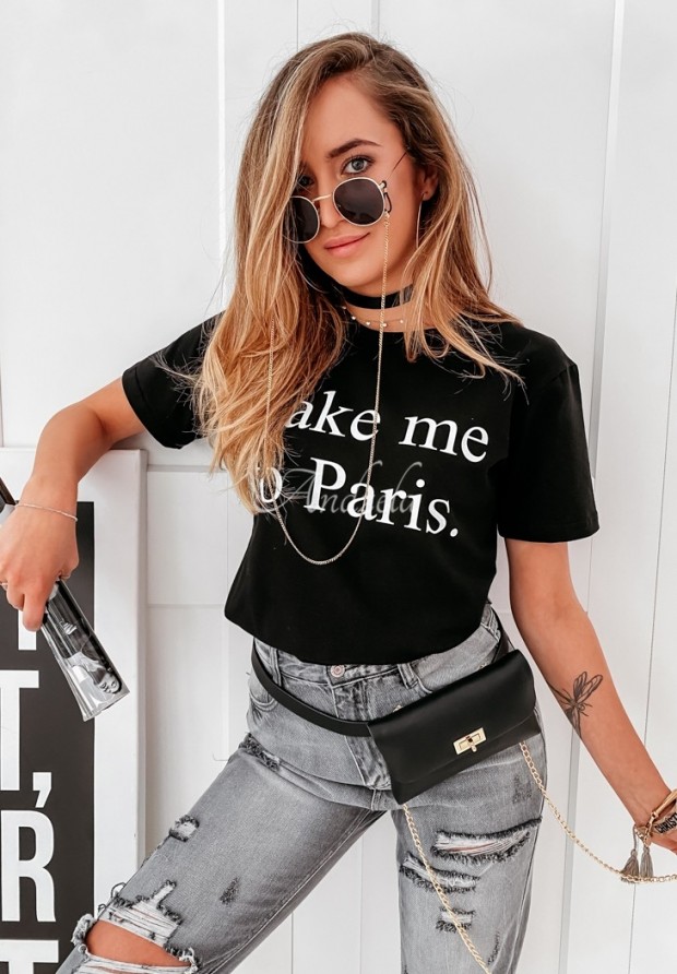 T-shirt Take Me To Paris Black