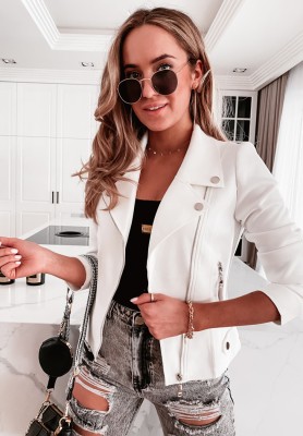 Savage ecru suede ramon jacket