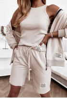 Top Sporty Chic Nude
