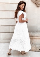 Sukienka Boho Besella White