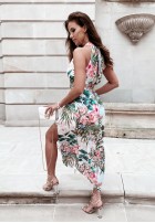 Sukienka Montrella Green&Pink