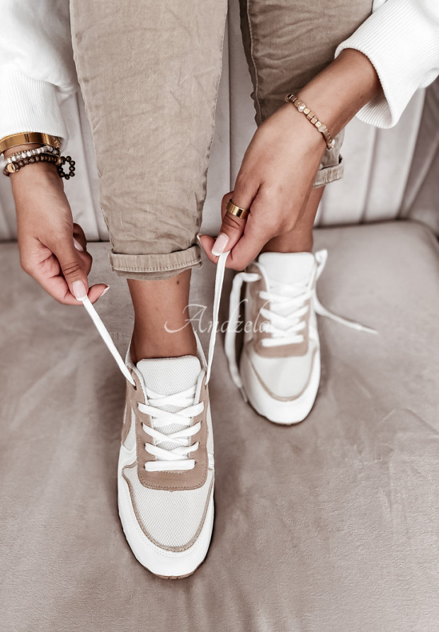 Adidasy Comfy White&Beige