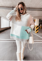 Sweter Oversize Hamilton Mint&Powder