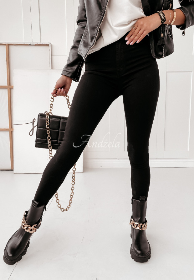 Spodnie jeansowe Milay czarne