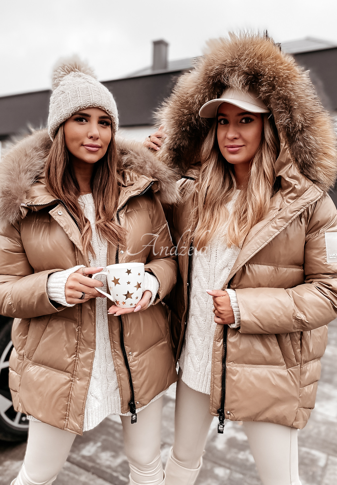 Major camel down jacket