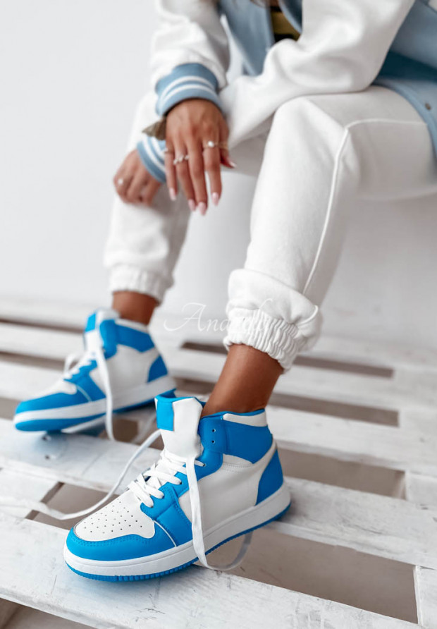 Sneakersy Kiddy niebieskie