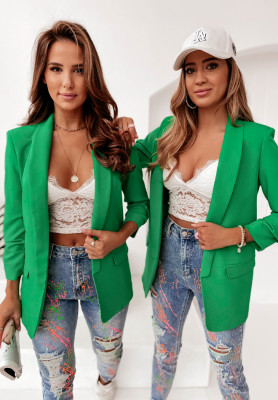 Premium classic blazer green