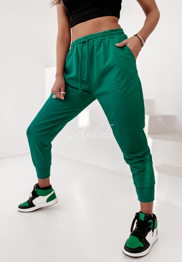 Spodnie dresowe Savoia zielone