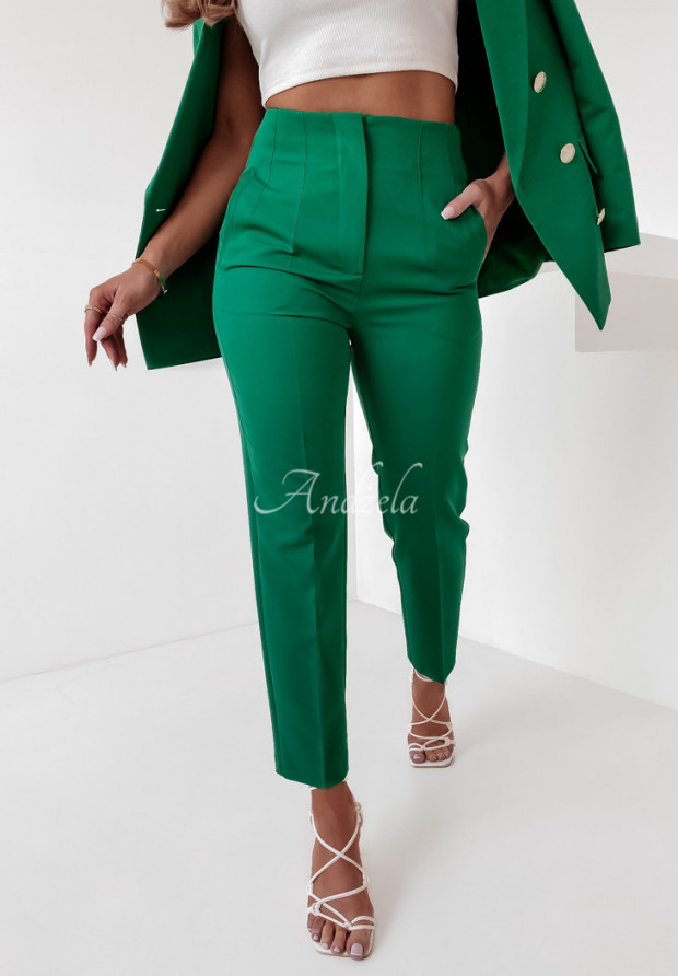 Eleganckie spodnie Marshall zielone