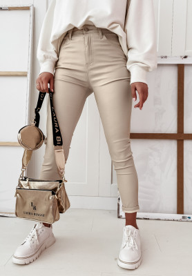 Rebel nude waxed pants