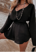 Malta muslin shorts black