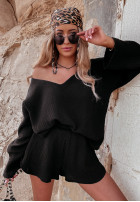 Muślinowa bluzka Somalia czarna