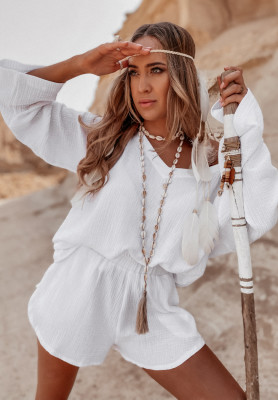 Malta muslin blouse white