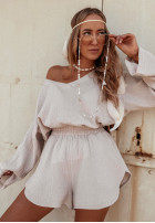 Muślinowa bluzka Malta beżowa