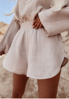 Muślinowe spodenki Malta beżowe