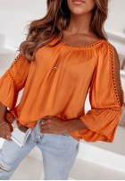 Bluzka hiszpanka Carlotte pomarańczowa