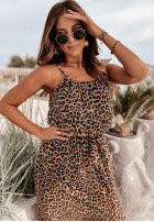 Wzorzysta sukienka Ashantilly w panterkę