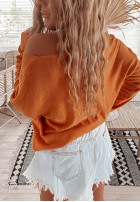 Lekki sweter Parma pomarańczowy