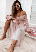 Spódnica maxi Valley jasnoróżowa