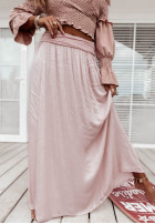 Spódnica maxi Valley jasnoróżowa