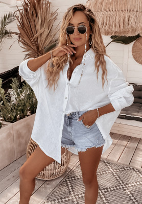 Muslin shirt Avery white