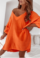 Muślinowa bluzka Vistora pomarańczowa