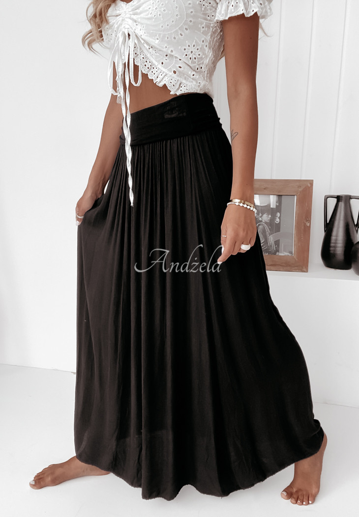 Valley maxi skirt black