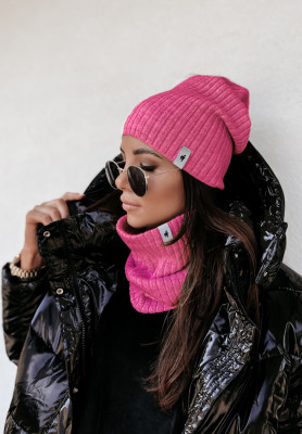 Striped Line cap pink