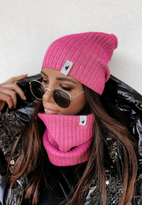 Ribbed Line chimney pink