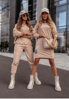 Długa bluza oversize Only beżowa           