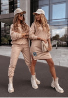 Długa bluza oversize Only beżowa           