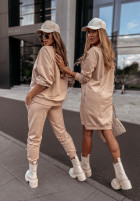 Długa bluza oversize Only beżowa           