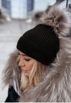Hat z pomponem Greenland in black