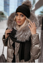 Hat z pomponem Greenland in black