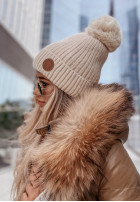 Hat z pomponem North Pole in beige