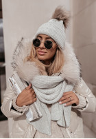 Shawl Greenland in grey