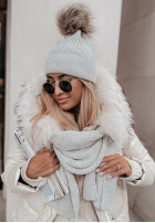 Shawl Greenland in grey