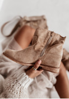 Boots zamszowe Kenza in beige