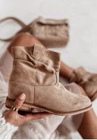 Boots zamszowe Kenza in beige